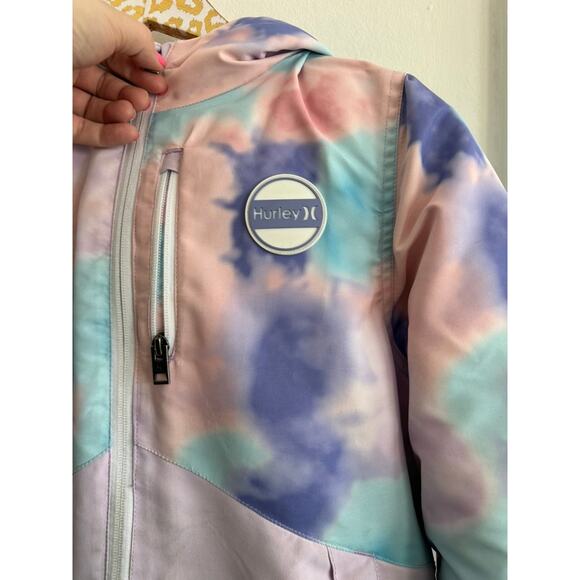 Hurley Girls Colorful Ski Jacket | Size Large 14/16 - Picture 3 of 6